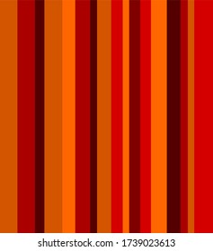 Abstract geometric pattern of red and orange stripes 