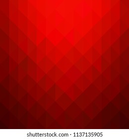 Abstract Geometric Pattern. Red Triangles Background. Vector Illustration Eps 10.