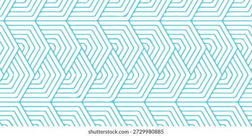 Abstract Geometric Pattern With Repeating Blue Lines For Modern Backgrounds And Design Concepts In Editorial Use