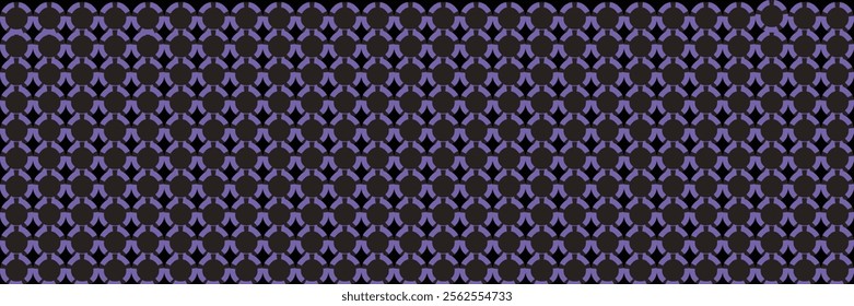 Abstract Geometric Pattern: Repeating Circles and Diamonds