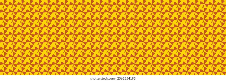 Abstract Geometric Pattern: Repeating Orange and Yellow Design
