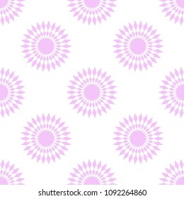 Abstract geometric pattern. Repeating seamless vector background. Graphic floral pattern.