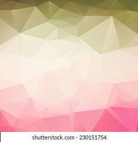 Abstract geometric pattern retro background