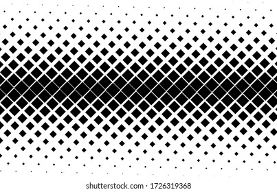 Abstract geometric pattern with  rhombuses. Design element for web banners, posters, cards, wallpapers, backdrops, panels Black and white color Vector illustration