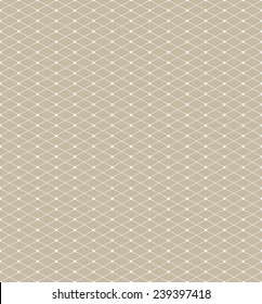 Abstract geometric pattern with rhombuses and points. Repeating seamless vector background.