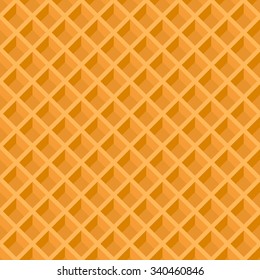 Abstract geometric pattern with  rhombuses.  A seamless vector background. Texture waffles.