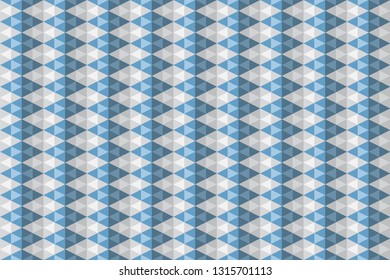 Abstract geometric pattern seamless background from triangular, gray tone and blue tone colors design.