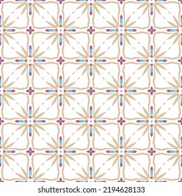 Abstract geometric pattern. A seamless background, vintage texture