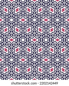 Abstract geometric pattern. A seamless background, vintage texture.