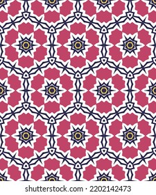 Abstract geometric pattern. A seamless background, vintage texture.