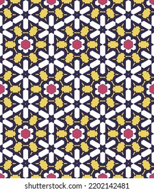 Abstract geometric pattern. A seamless background, vintage texture.