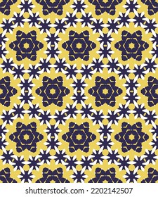 Abstract geometric pattern. A seamless background, vintage texture.