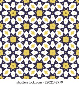 Abstract geometric pattern. A seamless background, vintage texture.