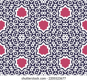 Abstract geometric pattern. A seamless background, vintage texture.