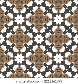 Abstract geometric pattern. A seamless background, vintage texture.