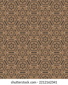 Abstract geometric pattern. A seamless background, vintage texture.