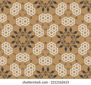Abstract geometric pattern. A seamless background, vintage texture.