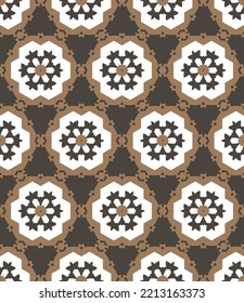 Abstract geometric pattern. A seamless background, vintage texture.