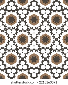 Abstract geometric pattern. A seamless background, vintage texture.