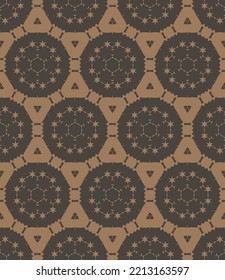 Abstract geometric pattern. A seamless background, vintage texture.