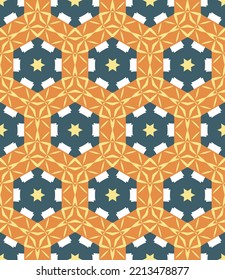 Abstract geometric pattern. A seamless background, vintage texture.