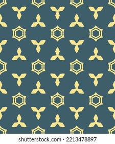 Abstract geometric pattern. A seamless background, vintage texture.