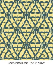 Abstract geometric pattern. A seamless background, vintage texture.