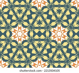 Abstract geometric pattern. A seamless background, vintage texture.