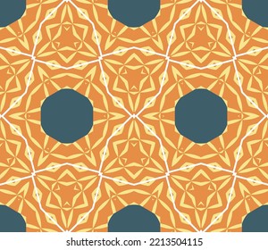Abstract geometric pattern. A seamless background, vintage texture.