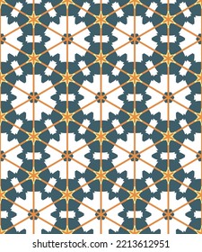 Abstract geometric pattern. A seamless background, vintage texture.