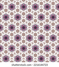 Abstract geometric pattern. A seamless background, vintage texture.