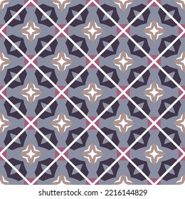 Abstract geometric pattern. A seamless background, vintage texture.
