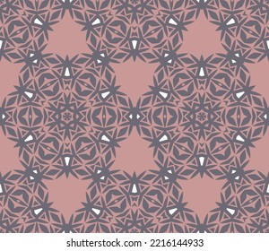 Abstract geometric pattern. A seamless background, vintage texture.