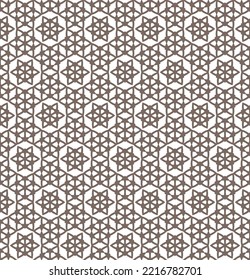 Abstract geometric pattern. A seamless background, vintage texture.