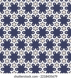 Abstract geometric pattern. A seamless background, vintage texture.