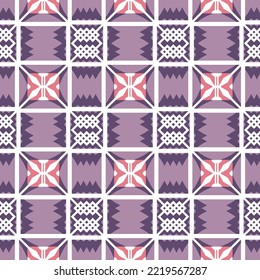 Abstract geometric pattern. A seamless background, vintage texture.