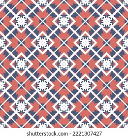 Abstract geometric pattern. A seamless background, vintage texture.