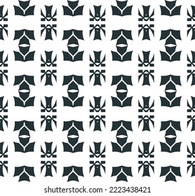 Abstraktes geometrisches Muster. Ein nahtloser Hintergrund, Vintage-Struktur.