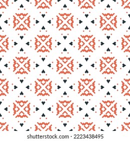 Abstract geometric pattern. A seamless background, vintage texture.