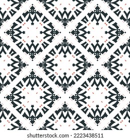 Abstract geometric pattern. A seamless background, vintage texture.