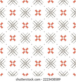 Abstract geometric pattern. A seamless background, vintage texture.