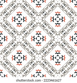 Abstract geometric pattern. A seamless background, vintage texture.