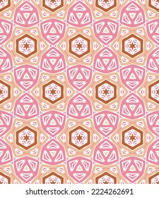 Abstract geometric pattern. A seamless background, vintage texture.