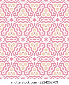 Abstract geometric pattern. A seamless background, vintage texture.