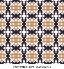 Abstract geometric pattern. A seamless background, vintage texture.