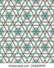 Abstract geometric pattern. A seamless background, vintage texture.