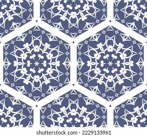 Abstract geometric pattern. A seamless background, vintage texture.