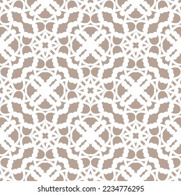 Abstract geometric pattern. A seamless background, vintage texture.