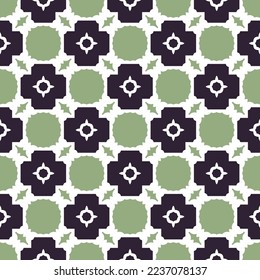 Abstract geometric pattern. A seamless background, vintage texture.