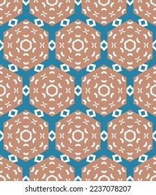 Abstract geometric pattern. A seamless background, vintage texture.